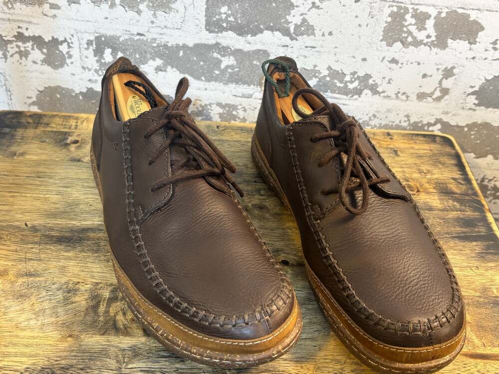 Clarks Originals Mens Trapell Pace - Dark Brown Lea Casual UK 42.5 US 9.5 Shoes